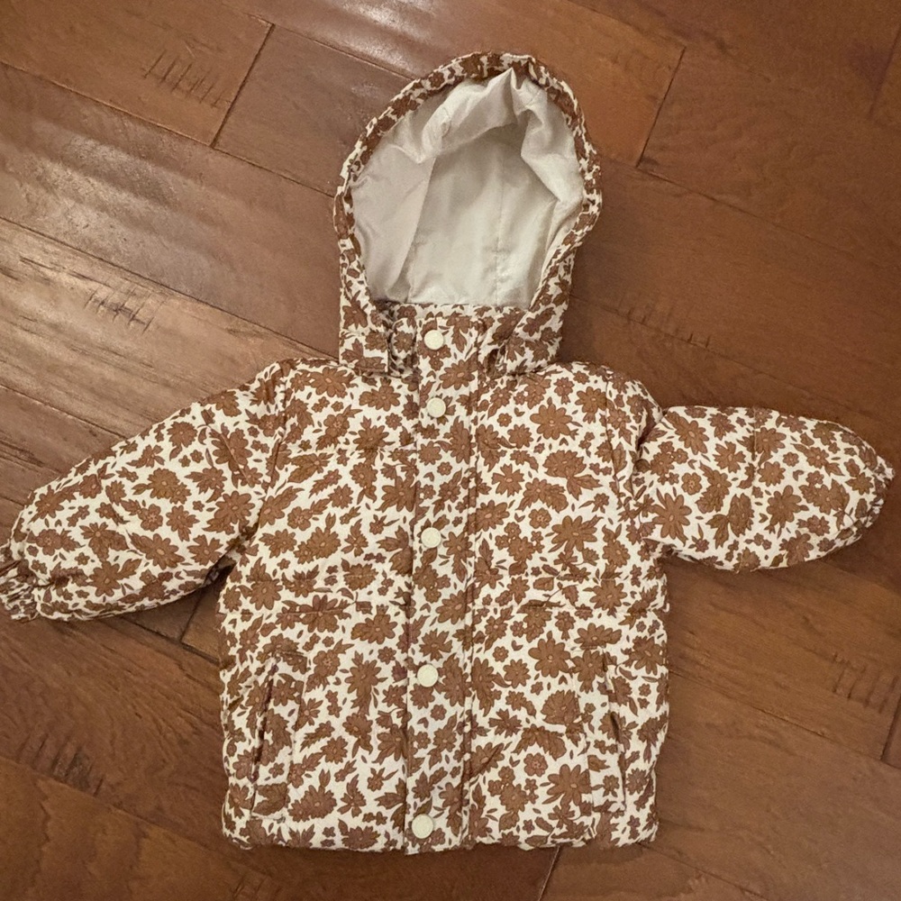 Rylee + Cru golden gardens puffer jacket